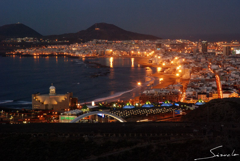 Las Canteras....de noche