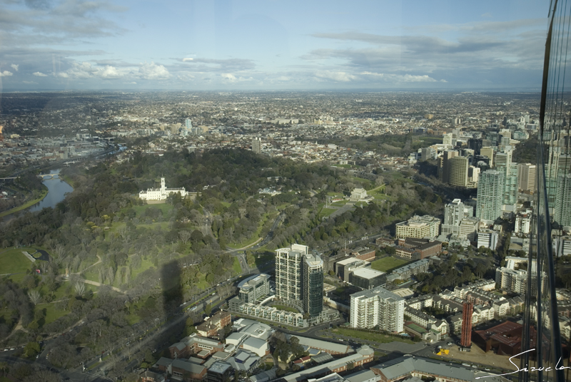 Melbourne...desde 300 metros de altura...