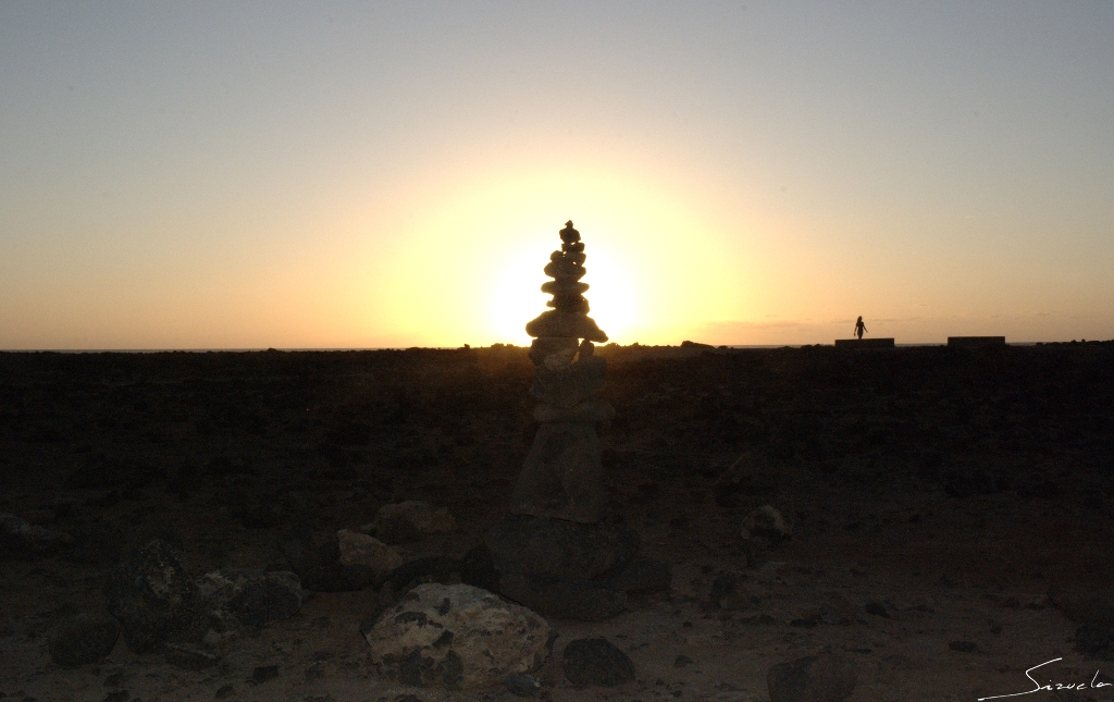 Anochece en el Cotillo....