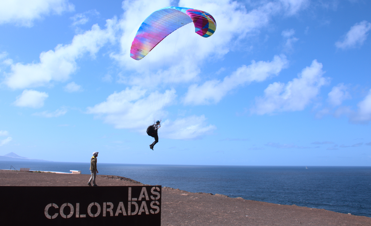 Parapente coloreado...